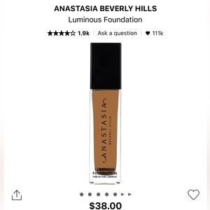 💋NWT | Anastasia Beverly Hills Luminous Foundation | 430W | 30 ML 💋